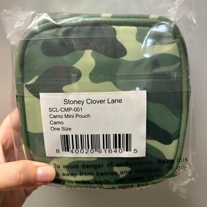BNWT Stoney Clover Lane mini pouch Camo 1
